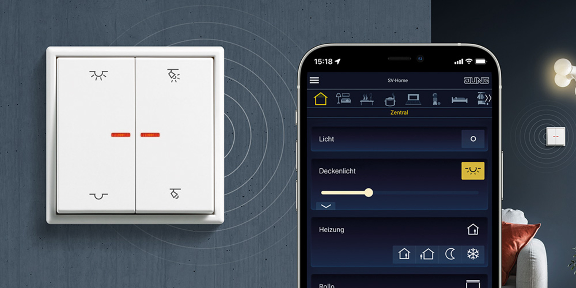 KNX RF Taster bei ESH Elektro Service Henninger GmbH in Salzatal OT Pfützthal